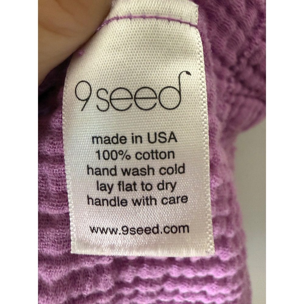 9 seed purple sleeveless cotton gauze mini dress one size beach Resort - Picture 4 of 4